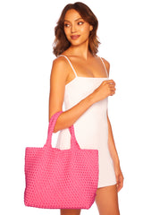 medium tote with zipper pouch
