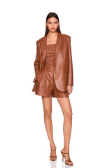 faux leather boyfriend jacket