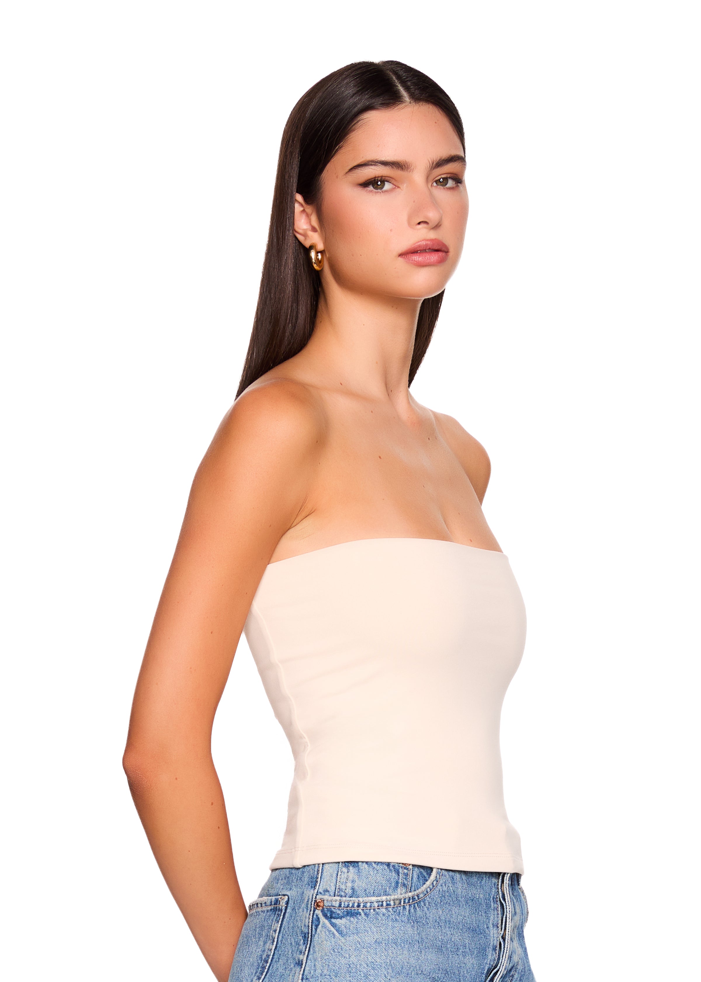 essential shorter tube top