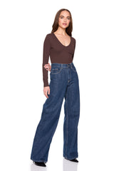 essential sexy v long sleeve