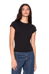 essential shorter crew short sleeve tee