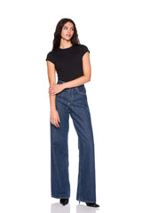 essential shorter crew short sleeve tee