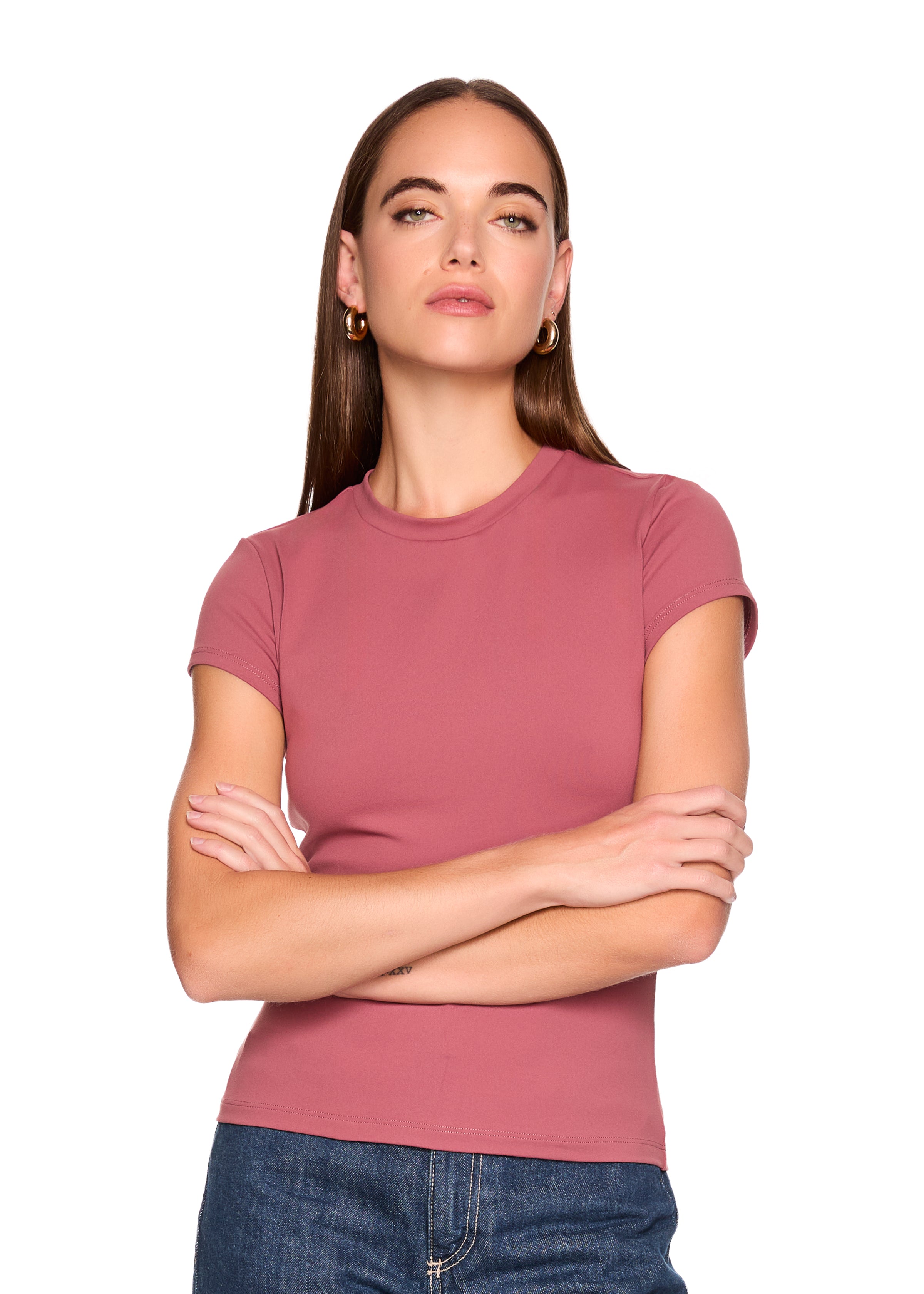 essential  crew short sleeve tee