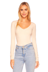 sexy v long sleeve top