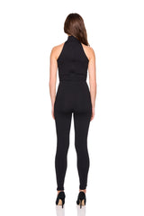 mock neck legging jumpsuit