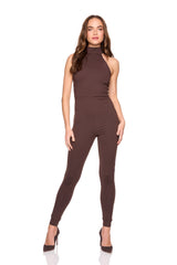 mock neck legging jumpsuit