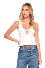 circle front tank top