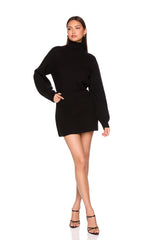 rib knit mini skirt