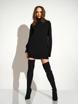 turtleneck sweater dress