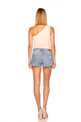 one arm twist bodysuit