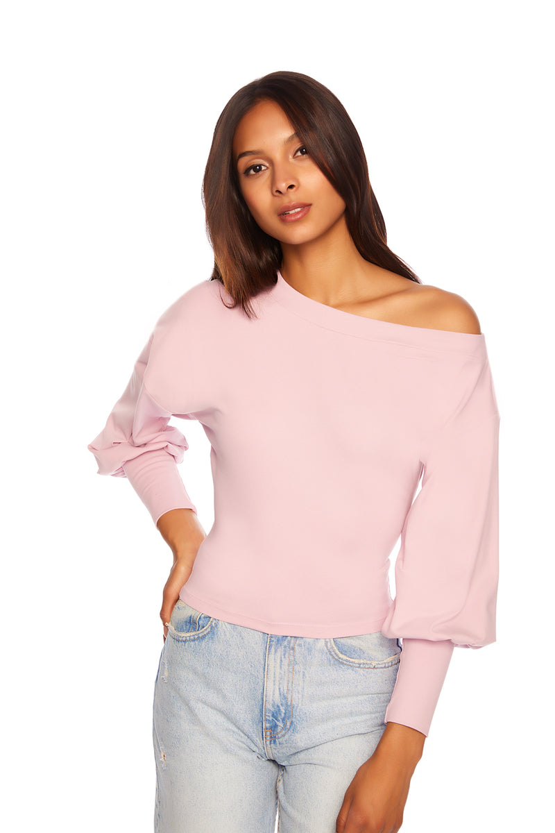 one side off shoulder top