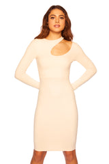 extreme cut out long sleeve dress