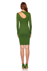 extreme cut out long sleeve dress