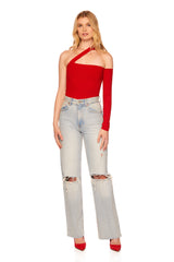 one shoulder strap top