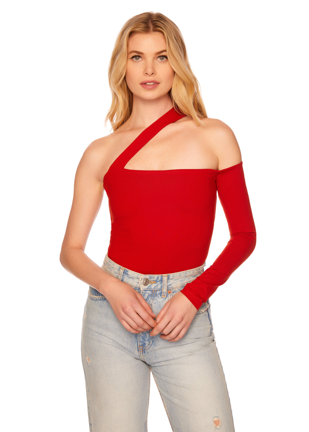 one shoulder strap top