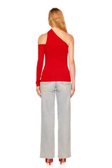 one shoulder strap top