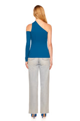 one shoulder strap top